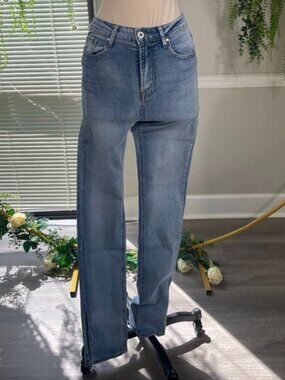 Estee Brown | High Waist Blue Jean